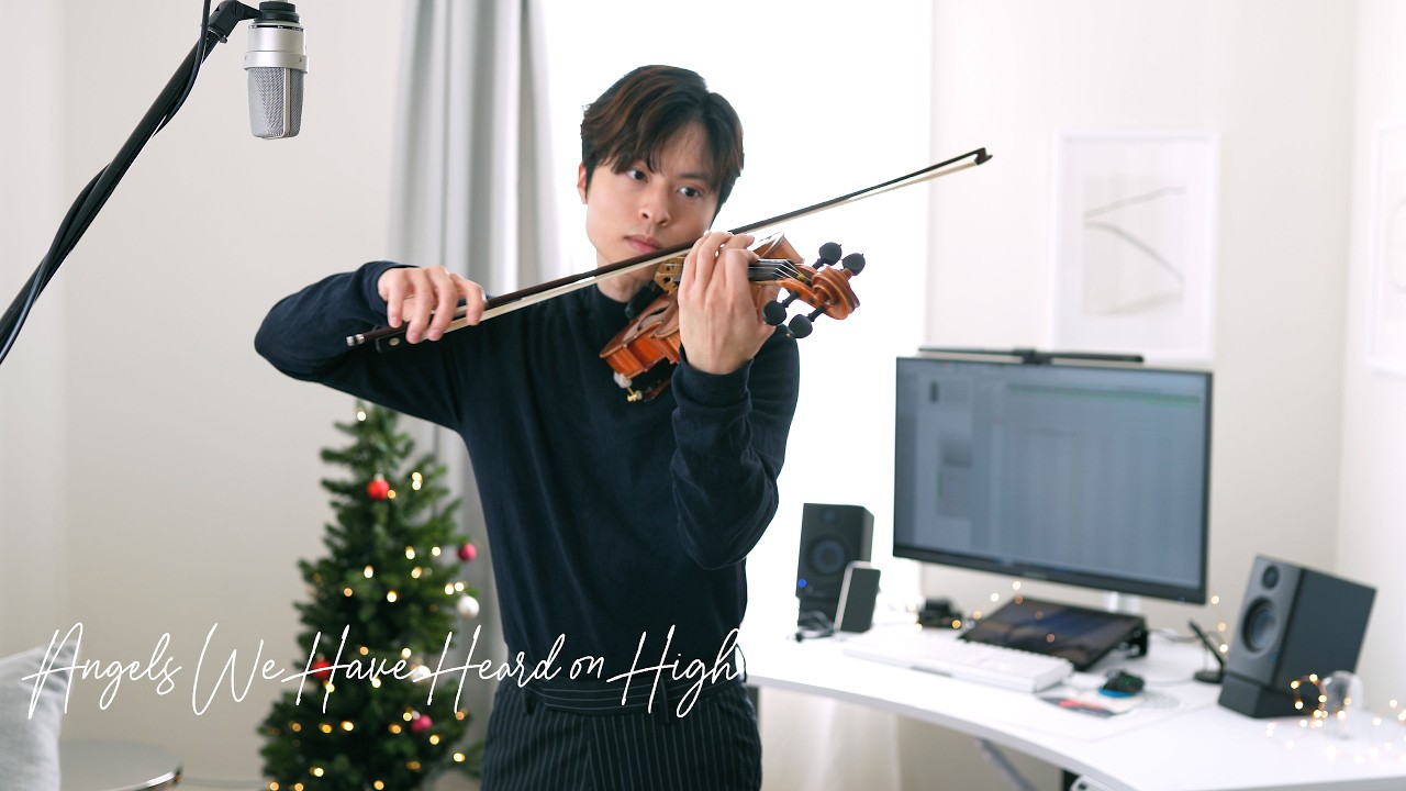 Angels We Have Heard on High - violin cover by Daniel Jang