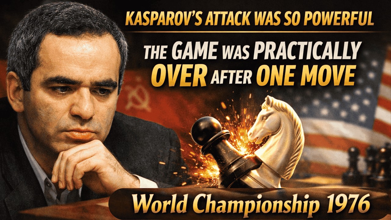 Kasparov's Mind-Blowing Sicilian Attack That Foreshadowed His Legend Status