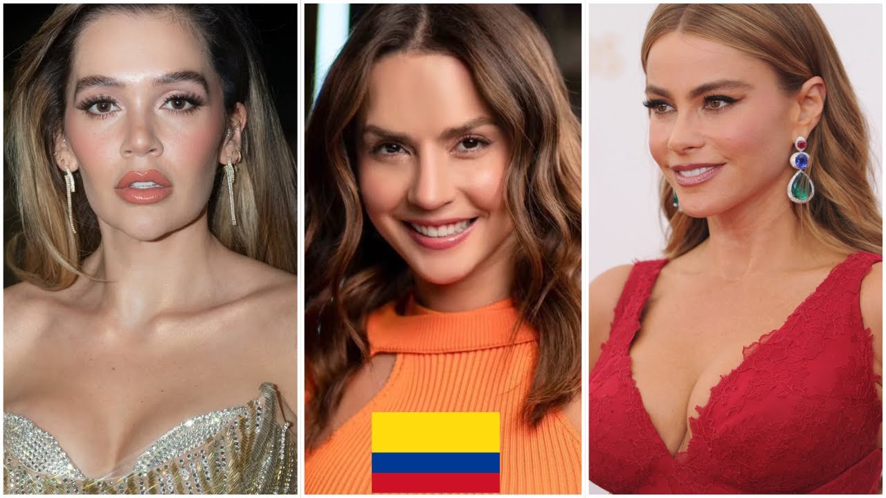 Las 10 ACTRICES Colombianas Más BELLAS de COLOMBIA 2024