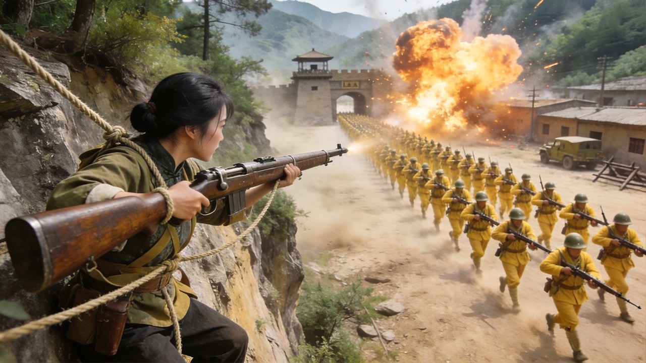 日軍追殺村民，殊不知村姑竟是八路高手，秒殺敵軍！⚔️ 功夫 | Kung Fu | 武打 | 抗日