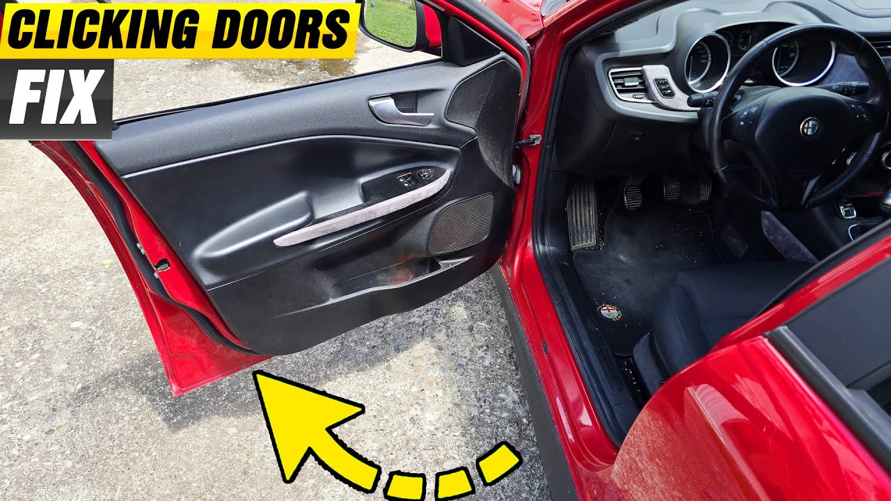 TRICK  to FIX Noisy Clicking Popping Doors