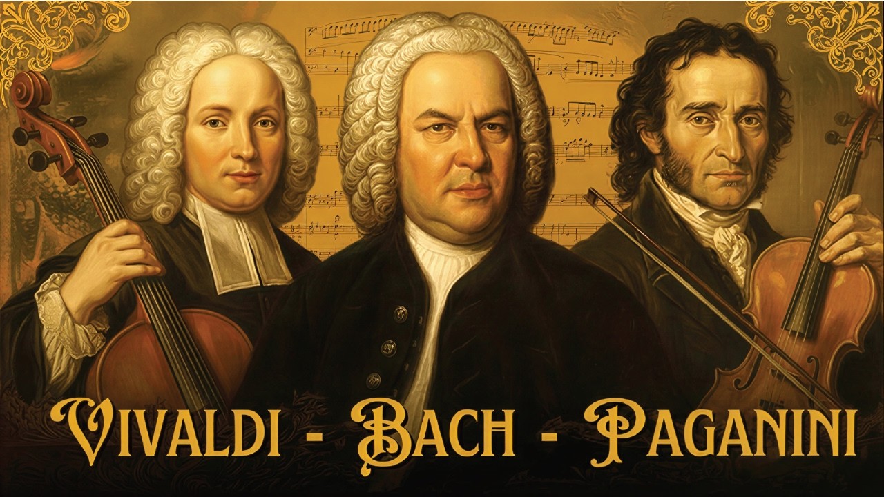 Timeless Masters: Vivaldi, Bach, Paganini | The Violin's Greatest Legacy ✨🎶