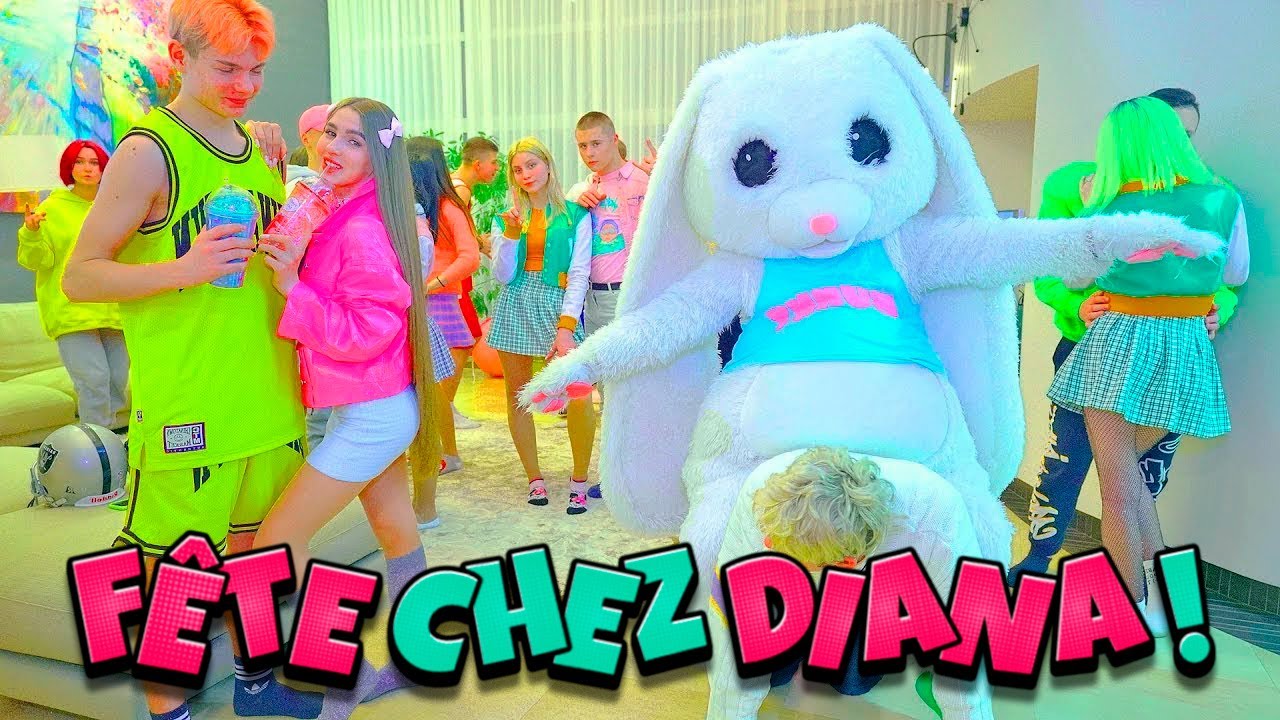FÊTE CHEZ DIANA ! PROFESSEUR À LA FÊTE ! | De Vrais Rivaux d'école !