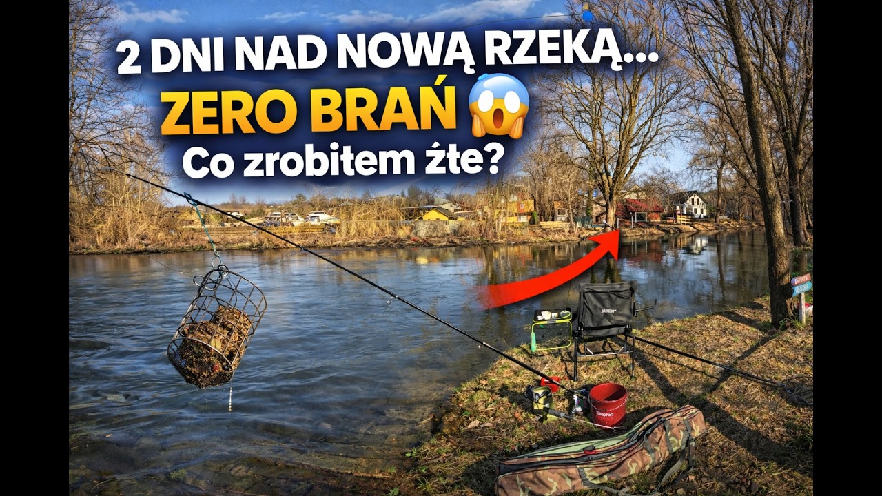 „NOWA RZEKA = ZERO RYB! 🎣 Wędkarska lekcja pokory”