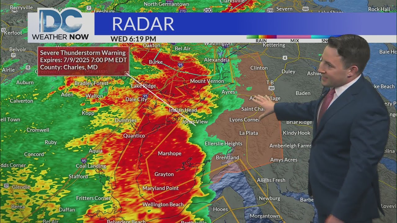 DC News Now Weathercast Wednesday July 9th 2025