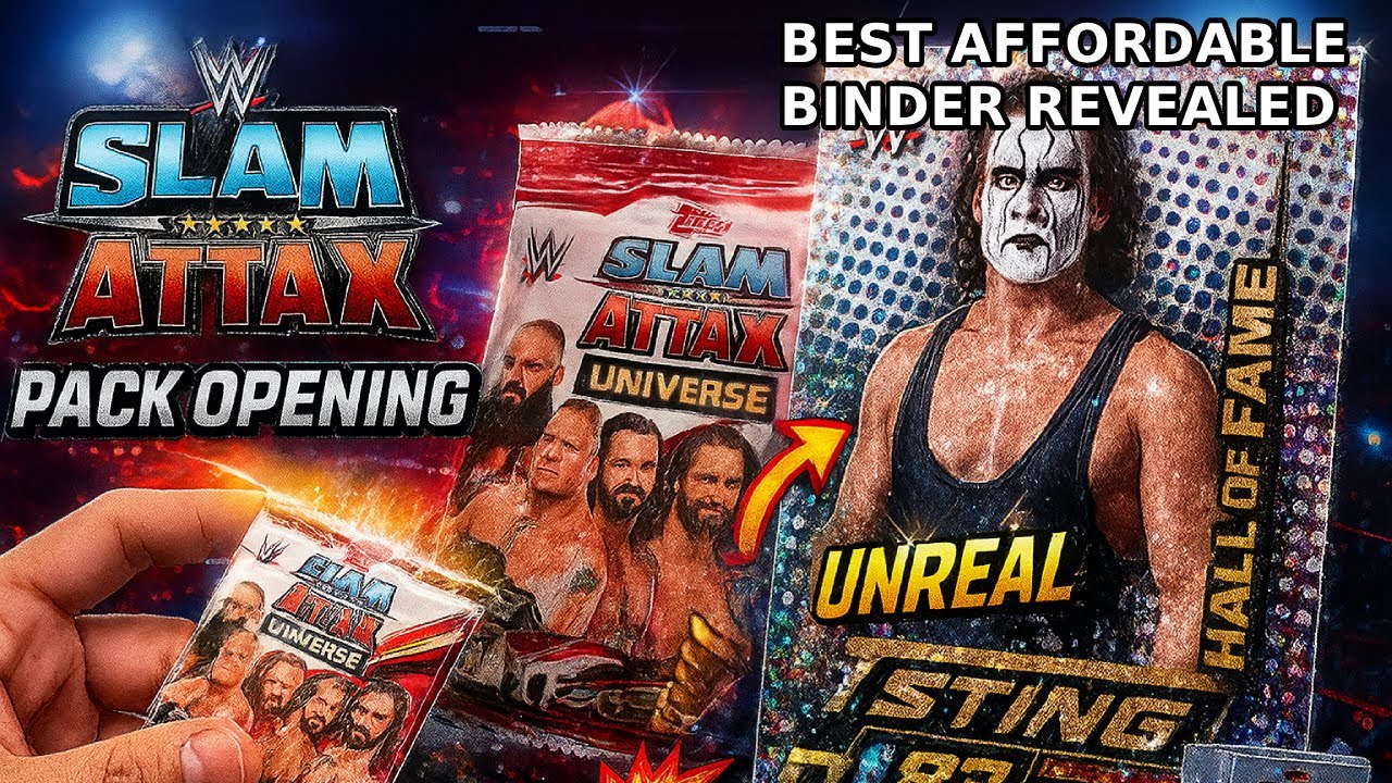 Topps WWE Slam Attax Pack Opening Universe | Revealing Best Binder in India - All Rounder Protection
