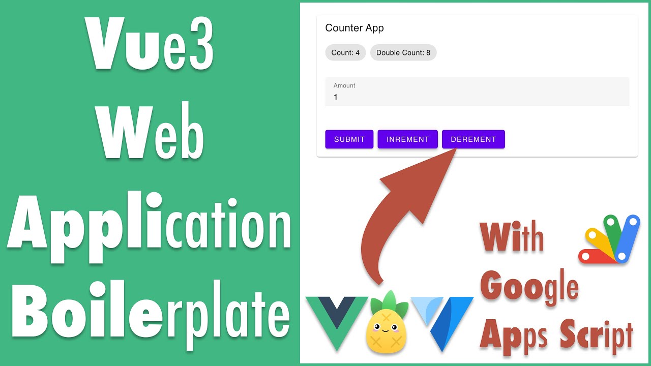 Шаблон LC018 Vue3 для создания веб-приложений с помощью Apps Script