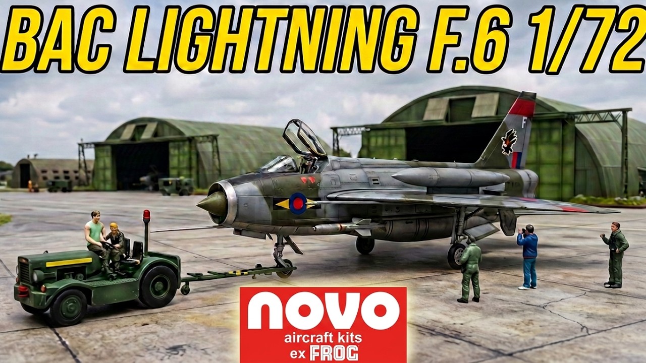 BAC lightning F.6  1/72  Novo ex Frog  ( building )