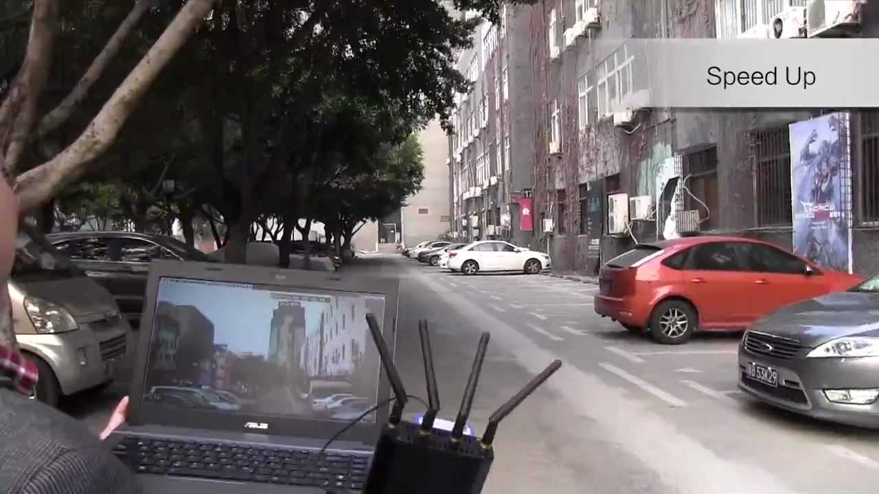 Wireless Camera showing long distance with Quantenna 4x4 MIMO 11n
