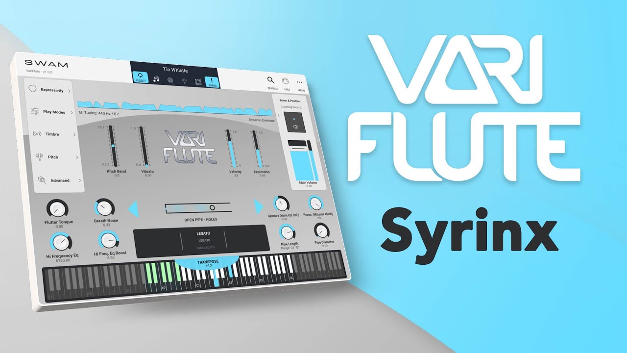 SWAM VariFlute (Classic Flute Preset) - Syrinx