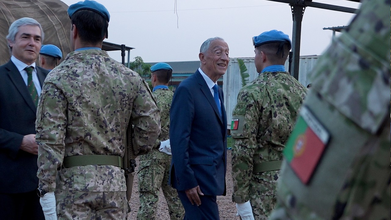 Visita à Força Nacional Destacada (MINUSCA) na República Centro-Africana