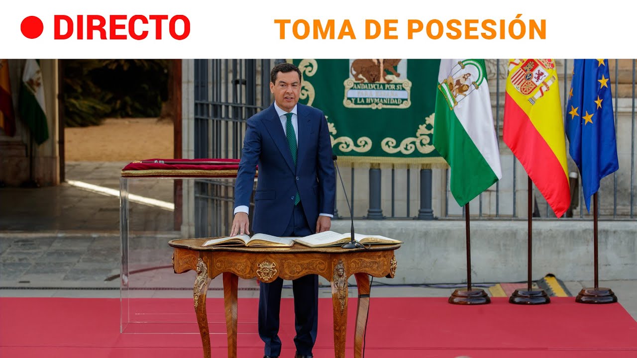 ANDALUCÍA: TOMA de POSESIÓN de JUANMA MORENO como PRESIDENTE de la JUNTA | RTVE