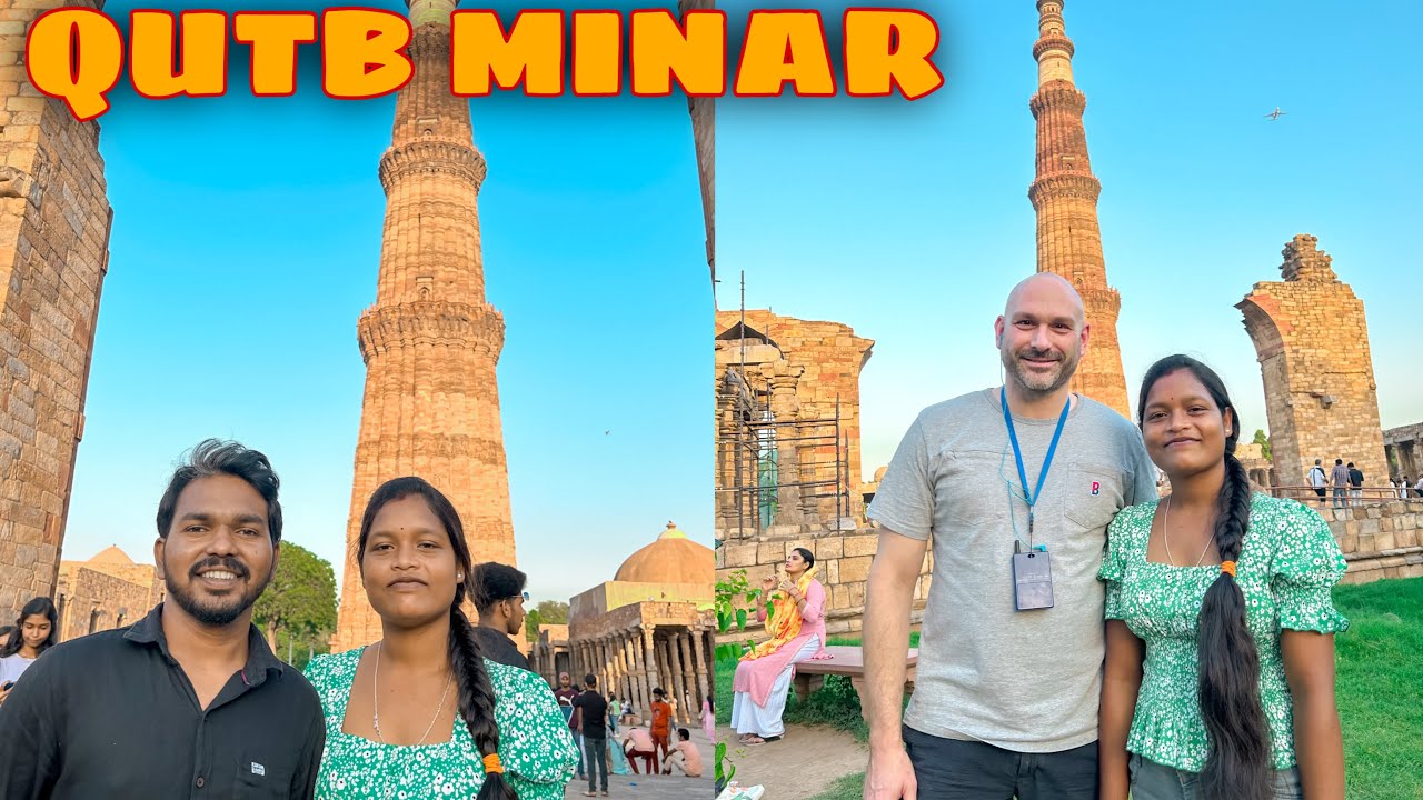 ENGLAND KORA SAW SIMA QUTB MINAR RE 😁