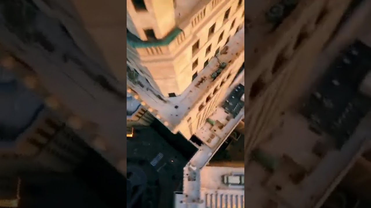 Fpv drone dives down a church!