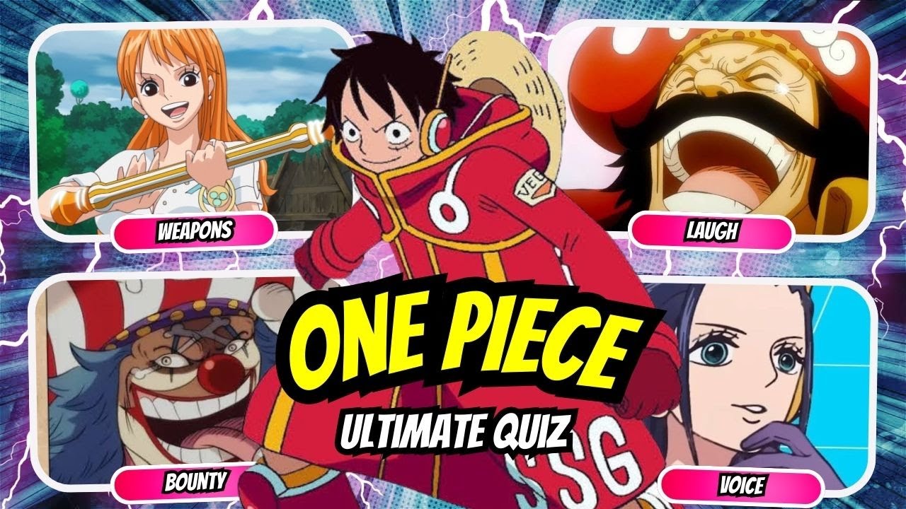 🔥 ULTIMATE ONE PIECE QUIZ 🔥| (Silhouette,Voice,Laugh,Bounty...) | 70 Questions