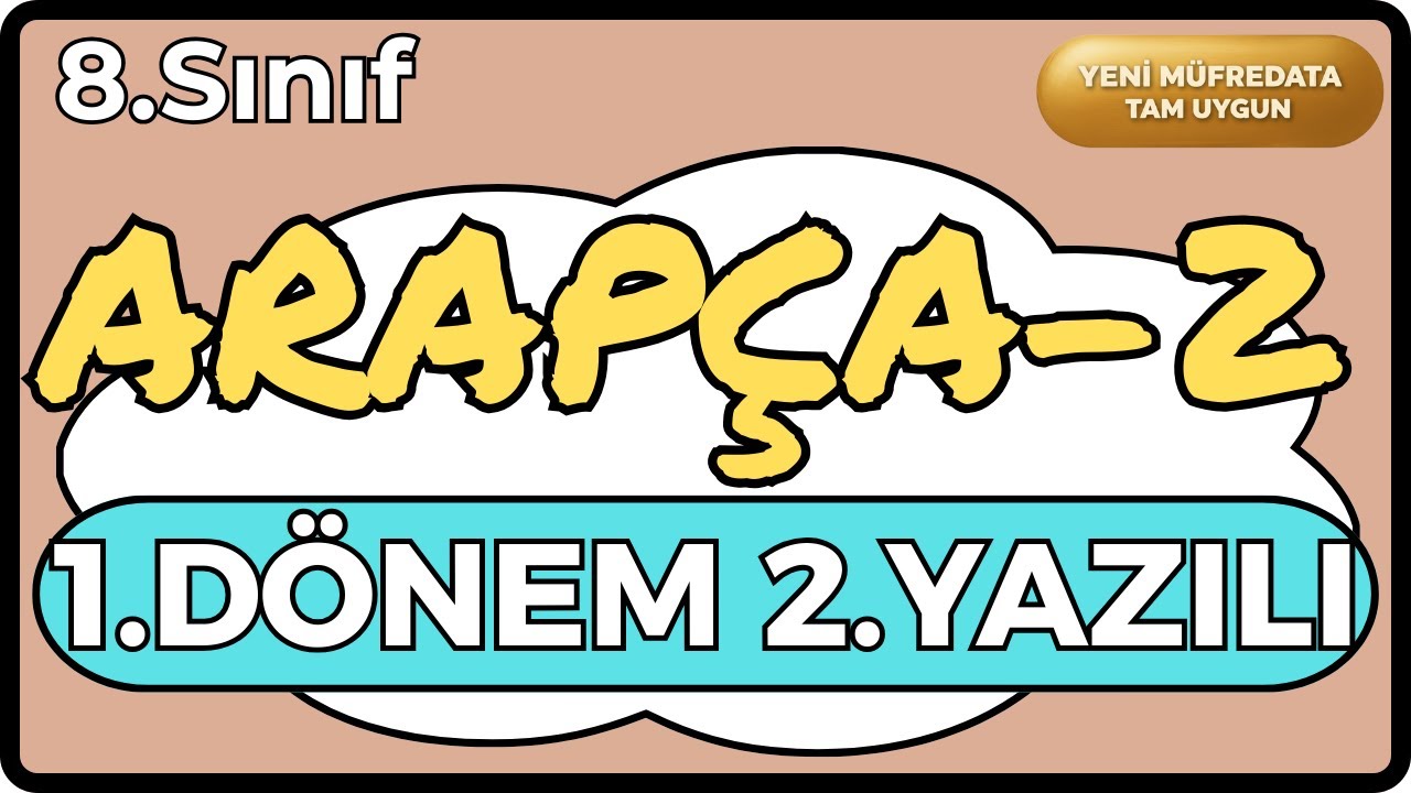 8 Arapça 1.Dönem 2.Yazılı Cevapları-4