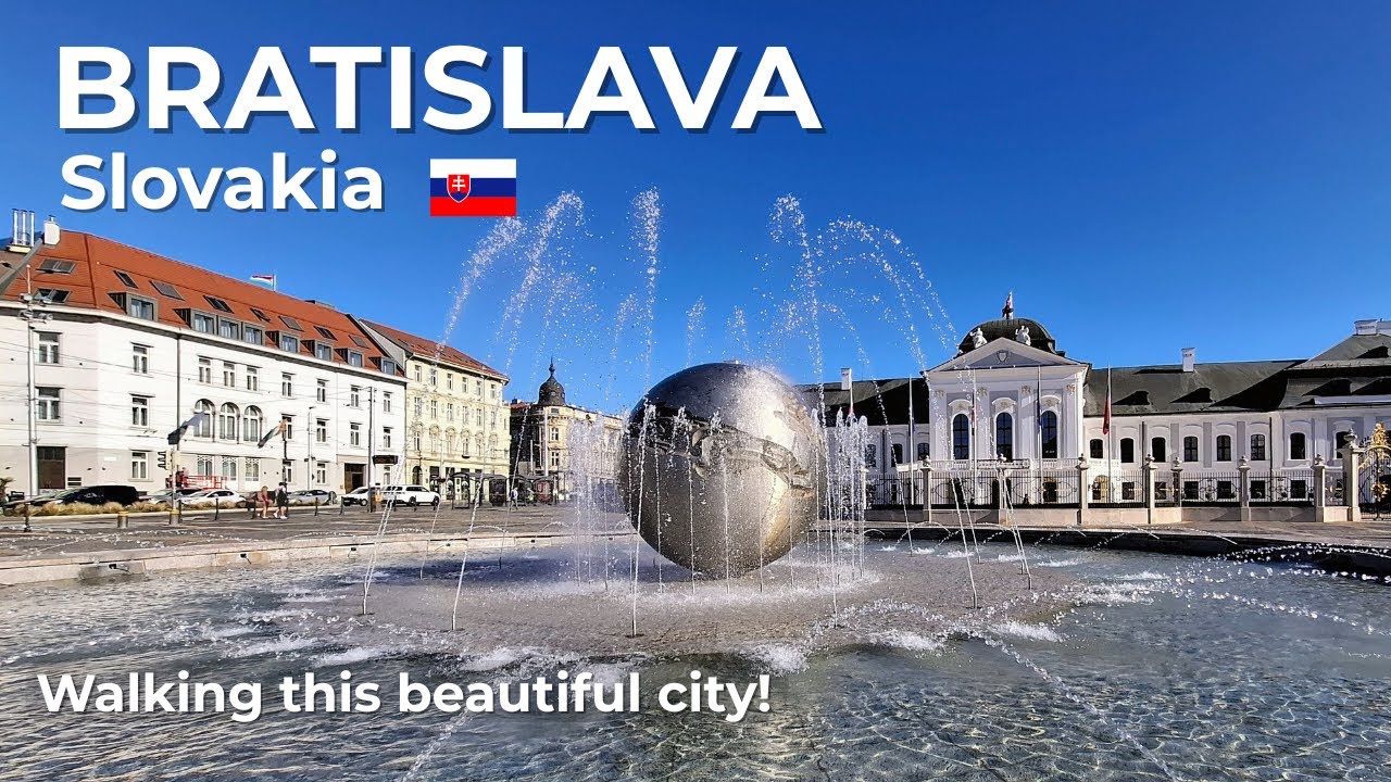 Bratislava Walking Tour | Stunning Fountains, Gardens & Hilltop Memorial Views