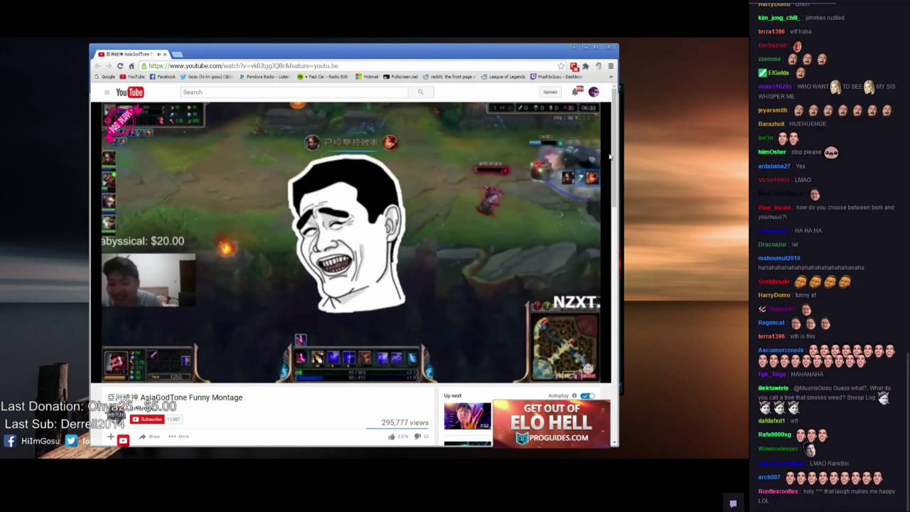 [中翻] Gosu看AsiaGodTone Funny montages