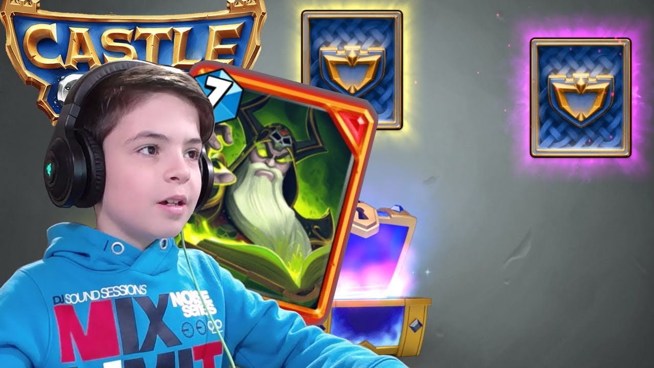 MAGICAL CHEST OPENING - 1V1 BATTLE IN ARENA - Castle Crush