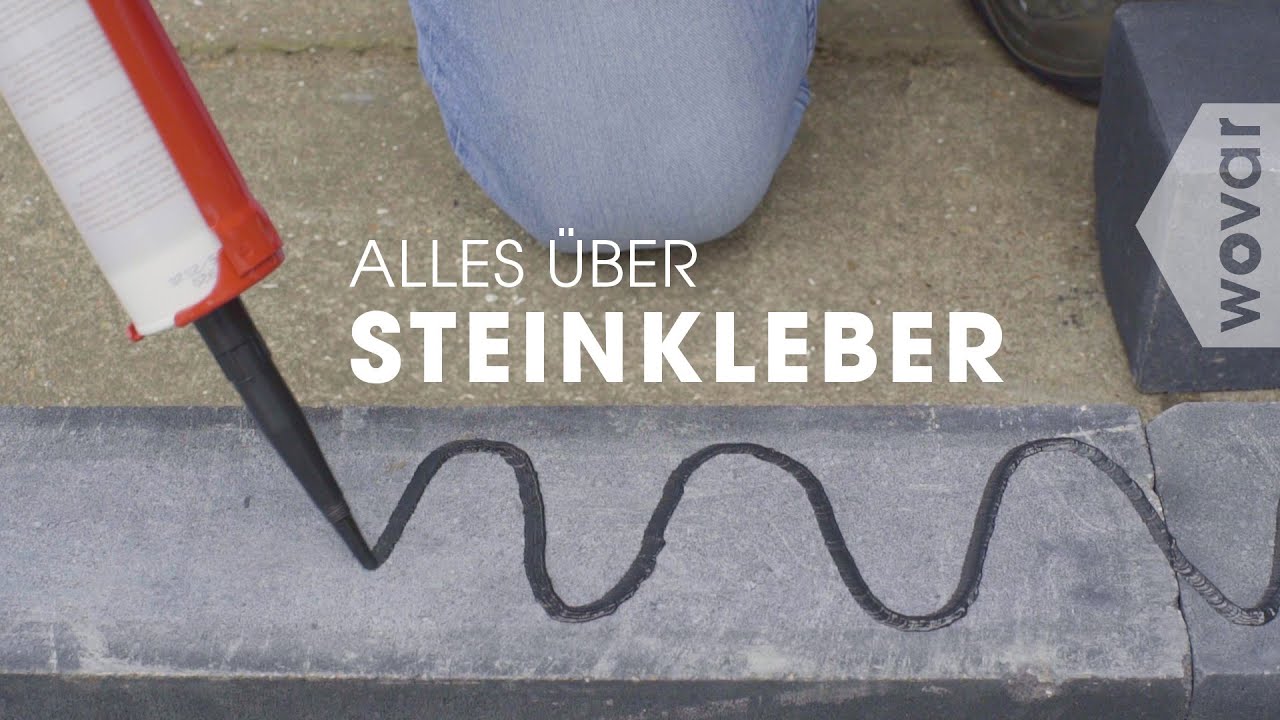 Stapelsteine kleben | Verwendung von Steinleim | Wovar Deutschland