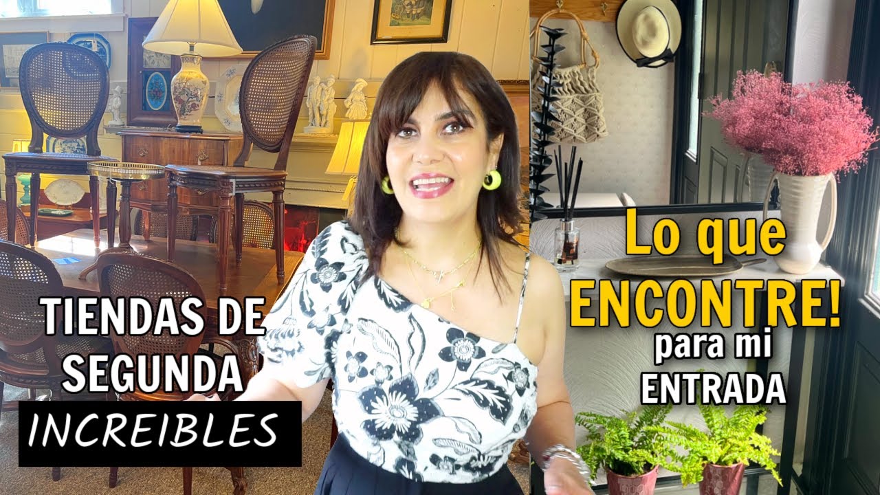 VAMOS de COMPRA A LAS TIENDAS DE SEGUNDA✨Increíble LO QUE PUEDES ENCONTRAR☆con eso CAMBIÉ MI ENTRADA