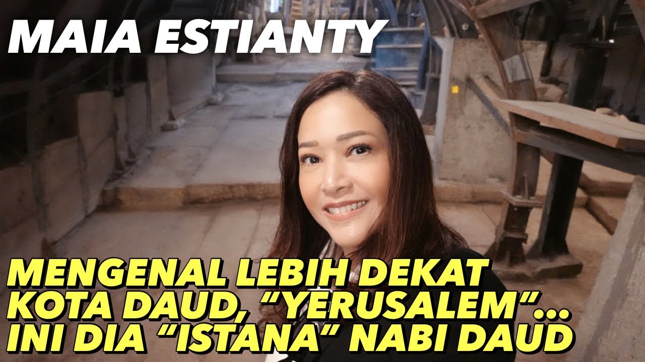 MAIA ESTIANTY DI BEKAS ISTANA NABI DAUD AS, RAJA ISRAEL KUNO, YANG DITEMUKAN DI YERUSALEM.