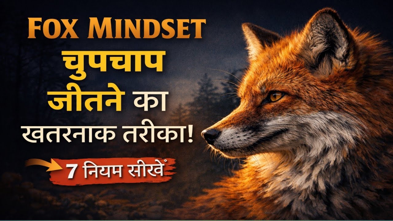 🦊 Fox Mindset | 7 नियम जो आपको चुपचाप जीतना सिखा देंगे | Smart Mindset Hindi