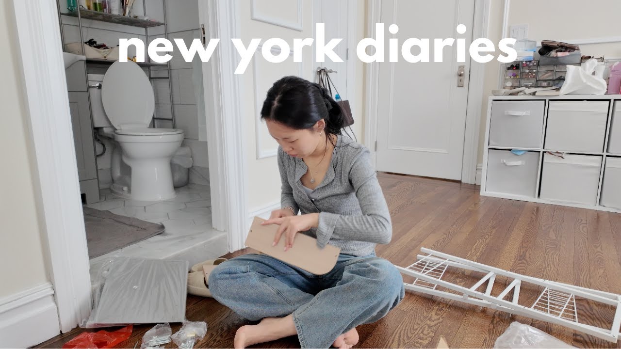 a slow cozy week in nyc🎄what i eat, winter markets, skincare routine, cafe working, 2024 reflection