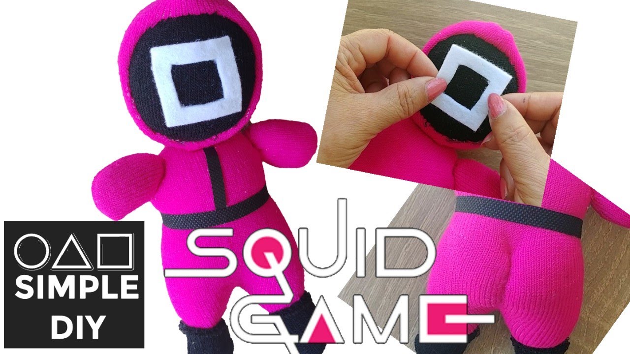 The Easiest Way to make SQUID GAMES Plush Toys | Easy DIY