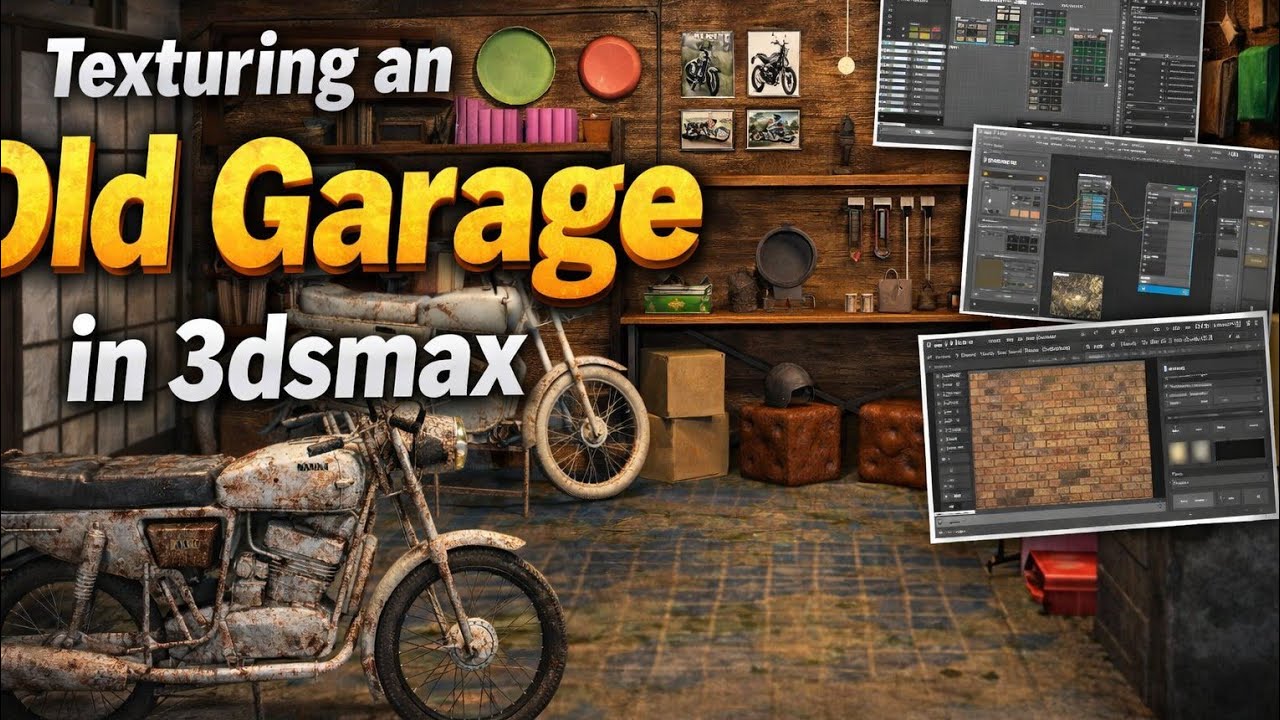 How to Texture an Old Garage in 3ds Max (Realistic Workflow)