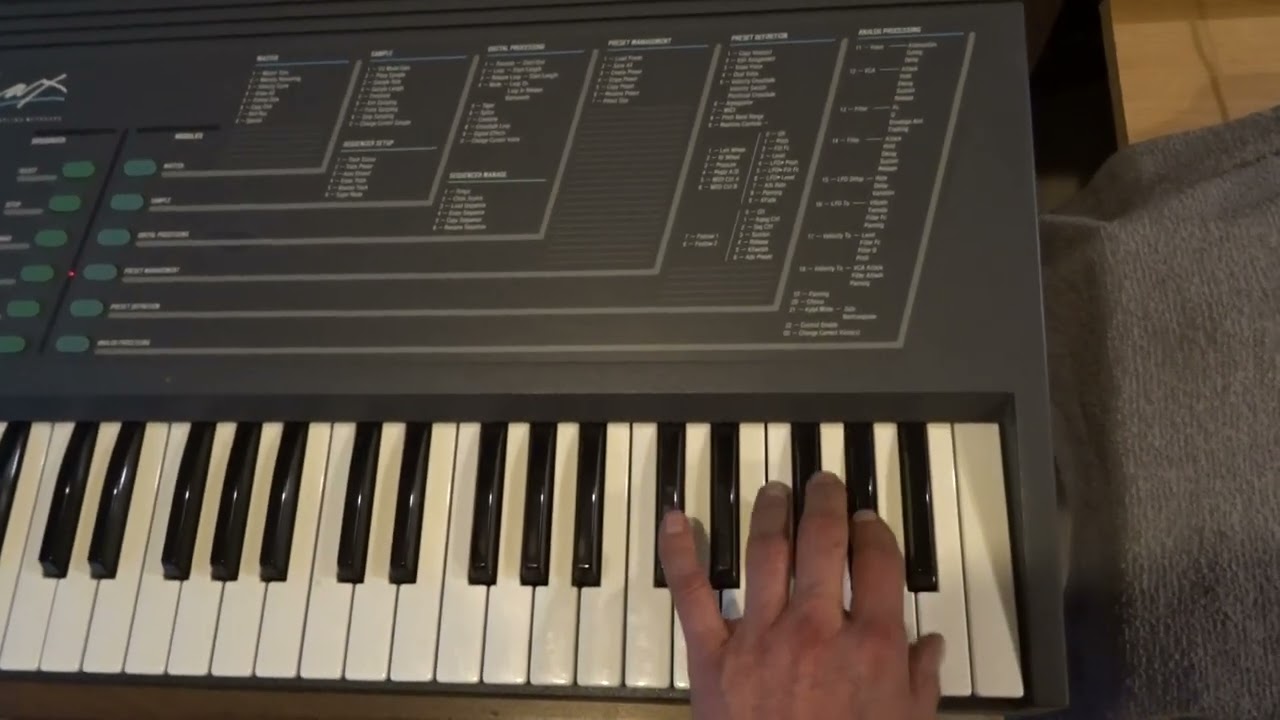 Emu EMAX  12-bit keyboard sampler - Depeche Mode sounds
