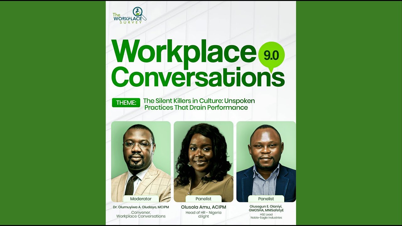 WorkplaceConversations 9.0: The Silent Killers in Culture: Unspoken Practices That Drain Performance