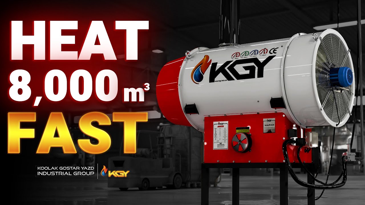 Compact & Powerful Gas-Fired Warm Air Heater for Industry