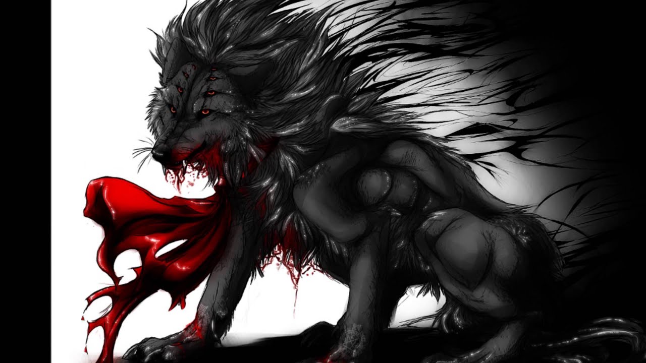 anime wolves- monster