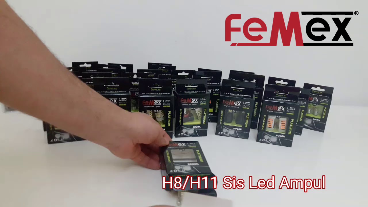 FEMEX H8/H11 66 smd -66 Ledli Sis Far Led Ampul &Uuml;r&uuml;n Tanıtım Videosu