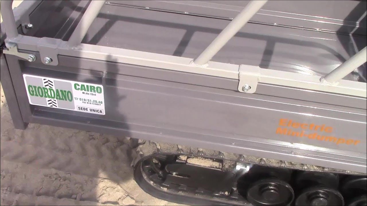 MOTOCARRIOLA CINGOLATA ELETTRICA GIOR 599e POWER GREEN - 100% Elettrica - Nuova da GIORDANO CAIRO