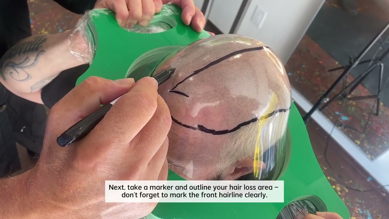 How To Make A PERFECT Custom Hair System Mold