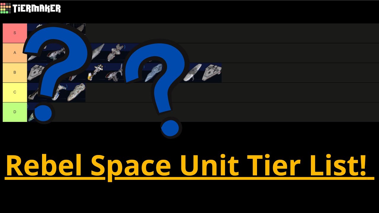 Ranking Rebel Space Units From Best to Worst! AOTR