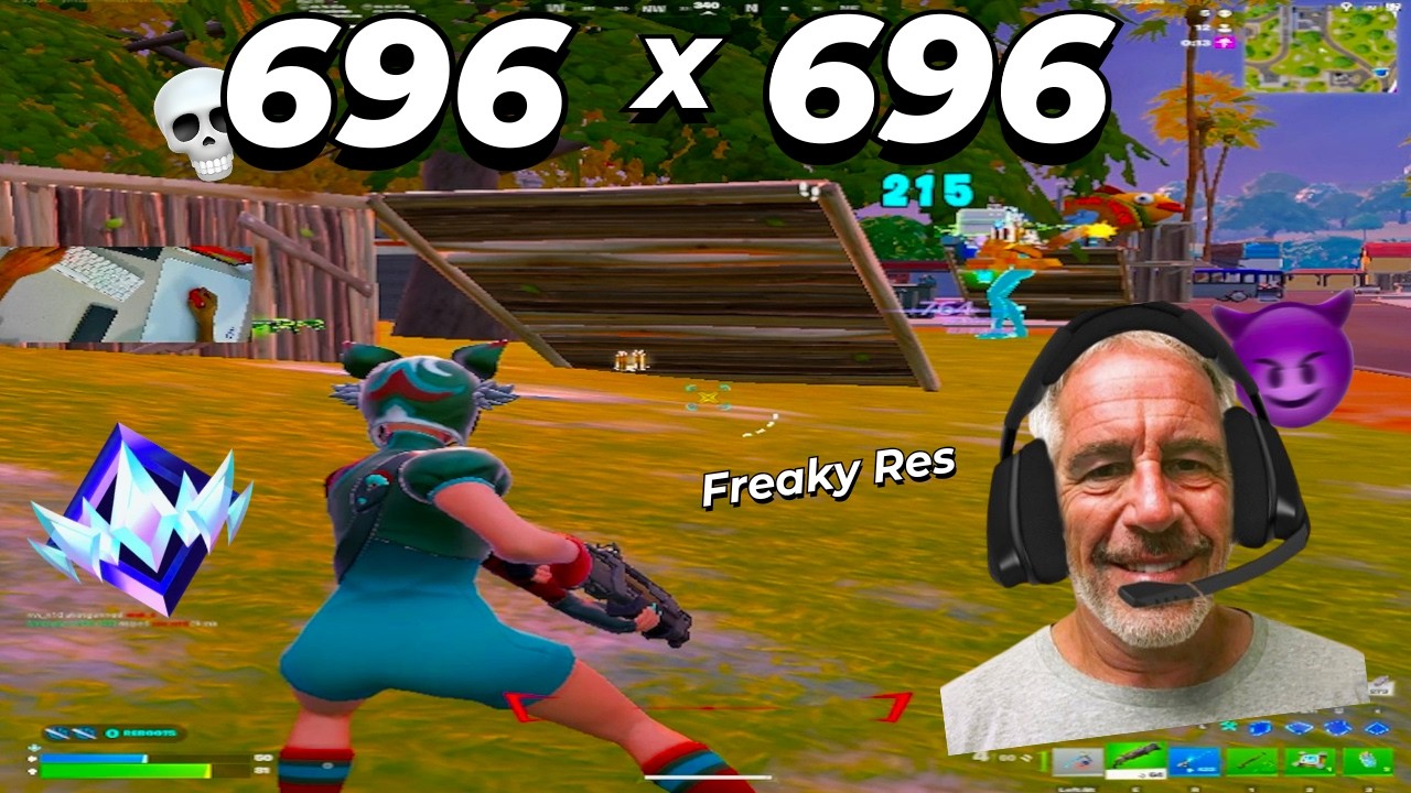 Trying The *LEAKED* Epstein's Freaky Resolution In Fortnite Ranked