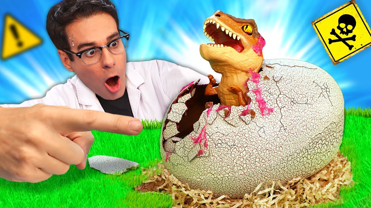 Encontré un T-REX BEBÉ SALIENDO DEL HUEVO! 🦖 Jurassic World Primal Hatch Dinosaurio