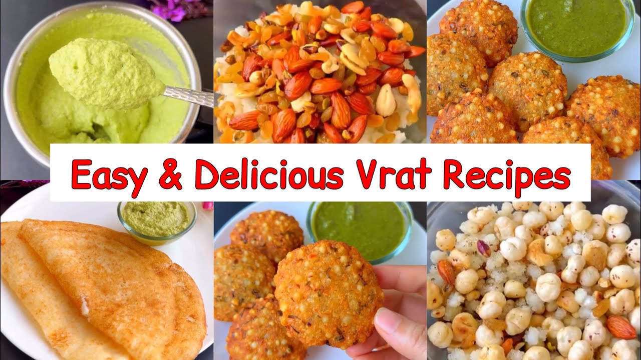 3 Delicious & Easy Vrat Recipes for Maha Shivratri | Perfect Fasting Recipes 2025