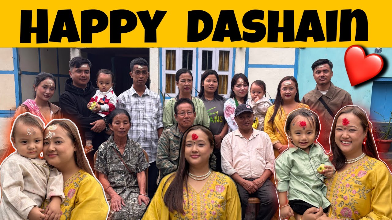 CELEBRATED DASHAIN ❤️ with LOVE and LAUGHTER 😆🌸 #bunuvlogs 