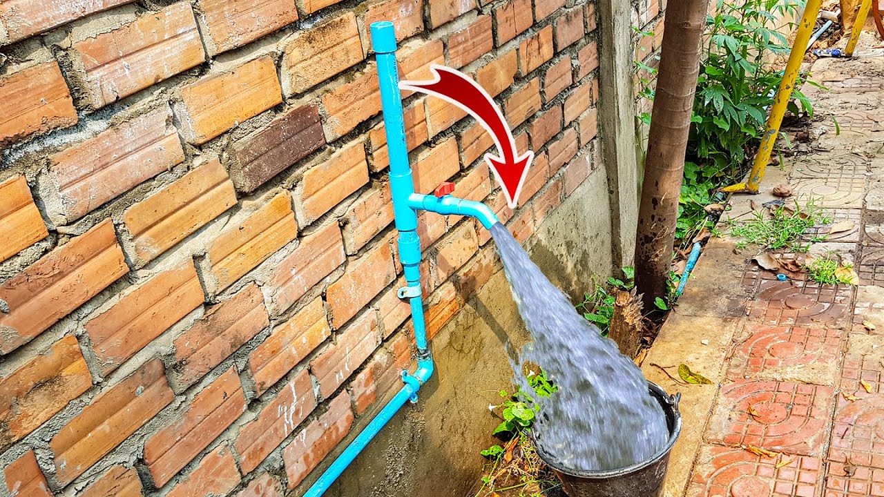 Amazing Idea to fix PVC pipe low pressure most people don't know #PVC #freeenergywaterpump