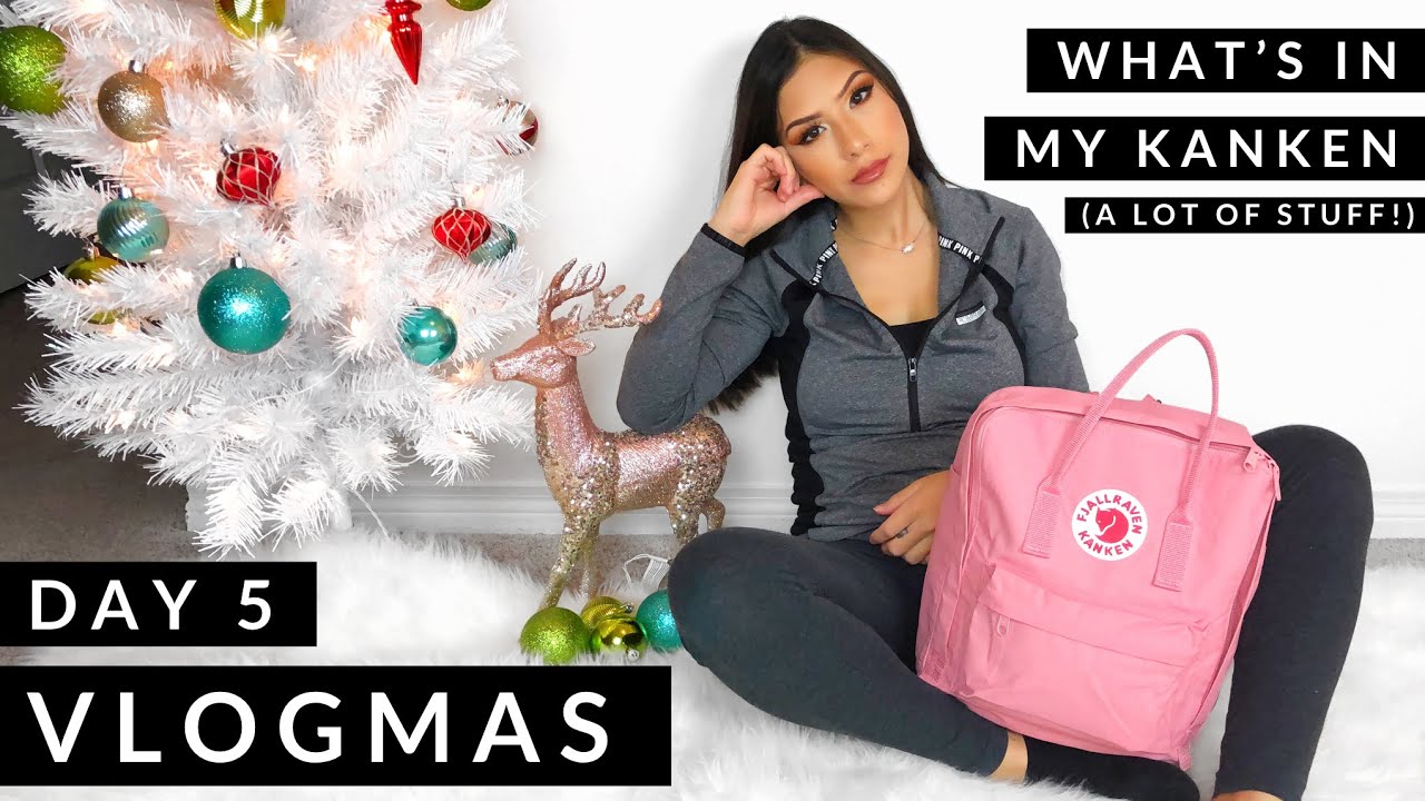 Vlogmas #5! What's in my Kanken (everyday backpack)