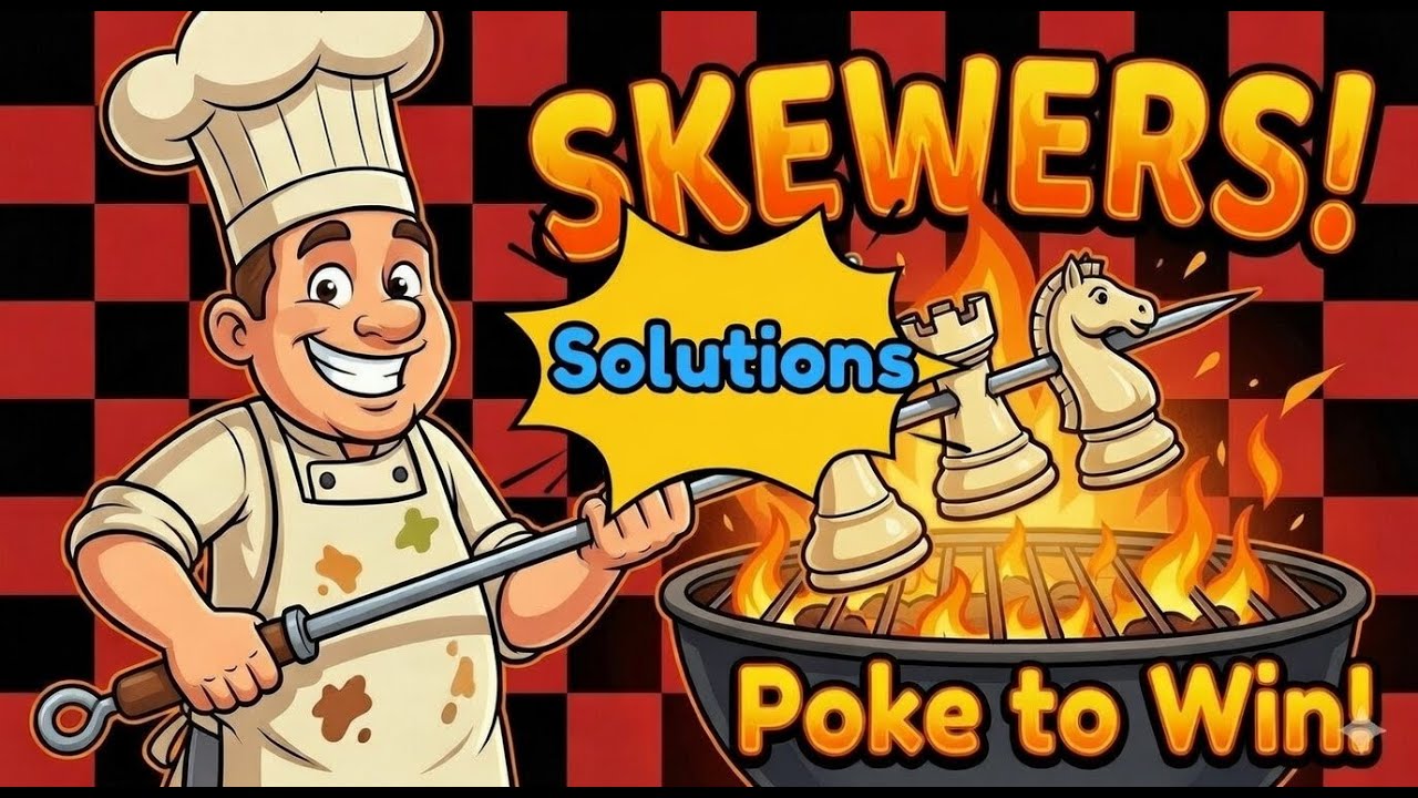Skewer Solutions! Unlock the Answers to Your Chess Puzzles – Fun for Kids!