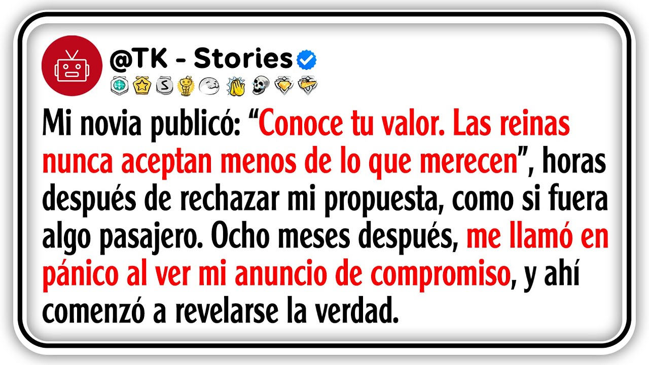 Mi novia publicó: “Conoce tu valor. Las reinas nunca aceptan menos de lo que merecen”, horas...