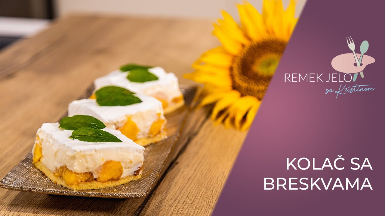 KOLAC SA BRESKVAMA // @Remek Jelo  (2020)//DELICIOUS PEACH CAKE RECIPE