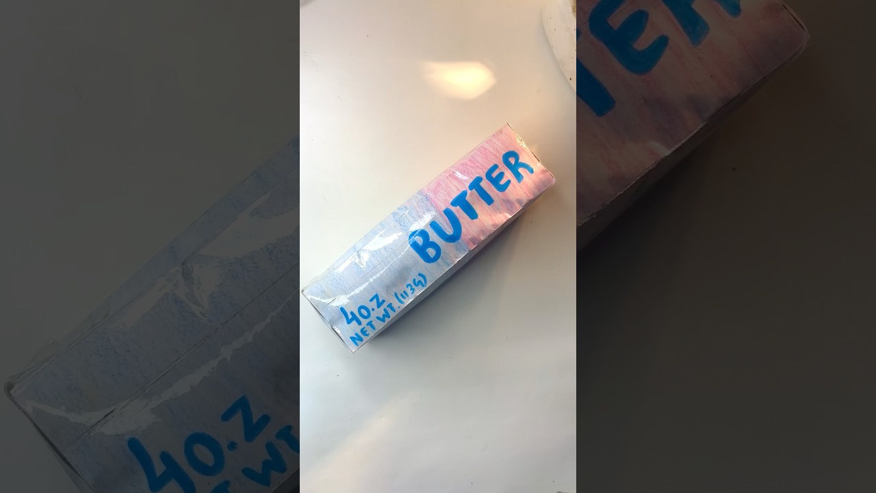 DIY butter 🧈 squishy #diy #shorts #squishy #shortsfeed #viral
