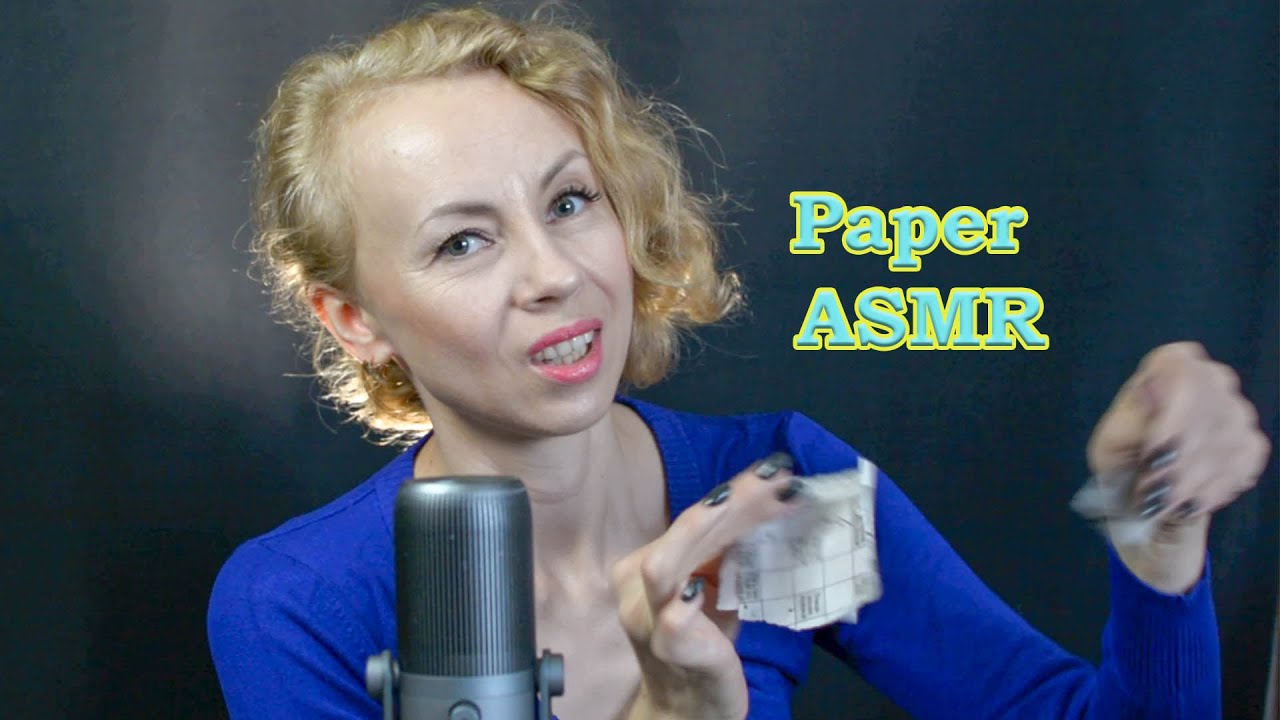 Бумажный АСМР📰 звук рвущейся бумаги/Paper ASMR| ASMR the sound of tearing paper /紙ASMR/ASMR de papel
