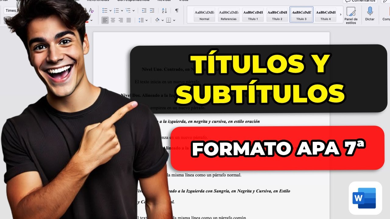 Títulos y subtítulos con Normas APA 7ma Edición ¡Fácil y Rápido!
